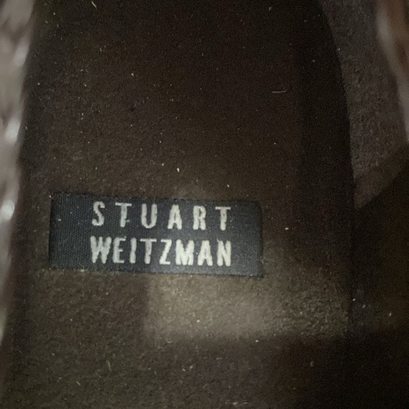 Stuart weitzman leather brown pump shoe women 6.5AA pull on vintage Y2K event - Picture 13 of 14